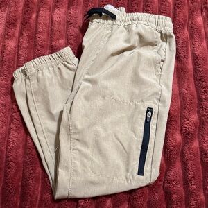 Boys Beige light weight Jogger Pants